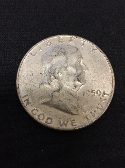 1950-D United States Franklin Half Dollar - 90% Silver Coin