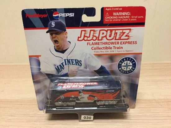 JJ Putz Flamethrower Express 2008 Seattle Mariners Collectible Train