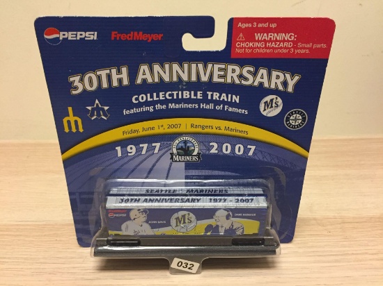 30th Anniversary 2007 Seattle Mariners Collectible Train NIB