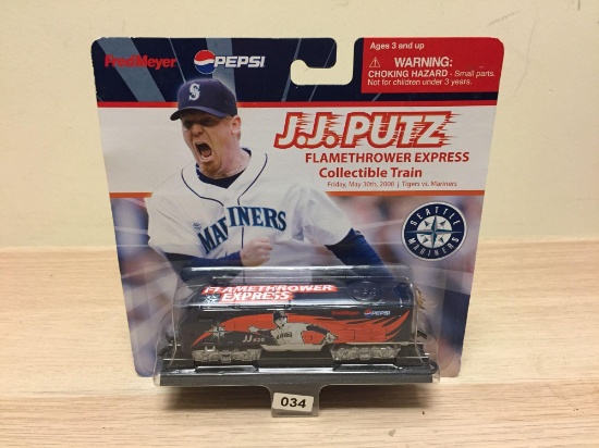 JJ Putz Flamethrower Express 2008 Seattle Mariners Collectible Train