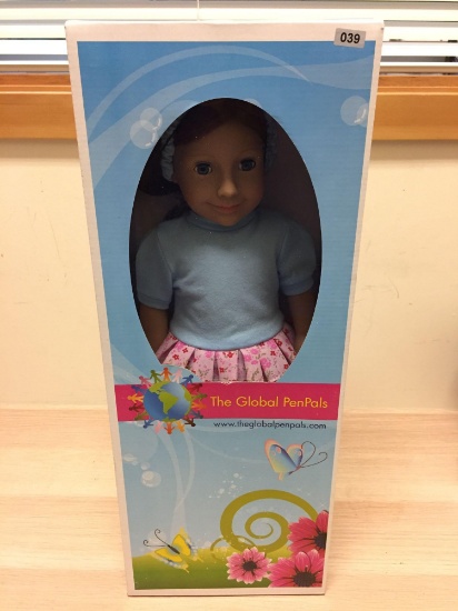 The Global PenPals 20" Doll In Original Box