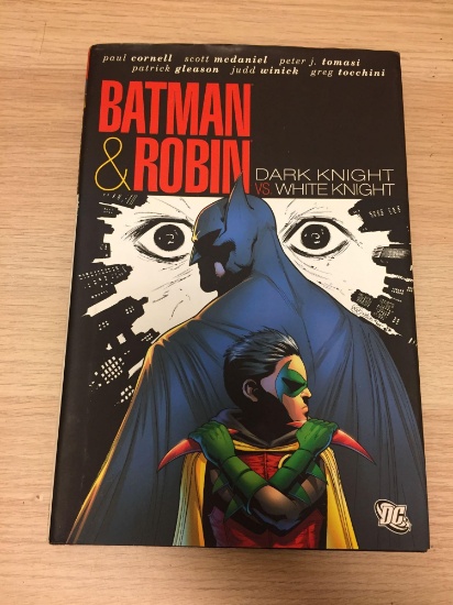 Batman & Robin Dark Knight Vs White Knight Hard Back Novel Comic