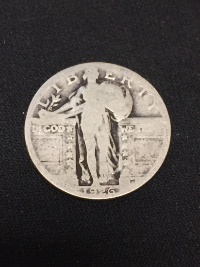 1926 United States Standing Liberty Quarter - 90% Silver Coin