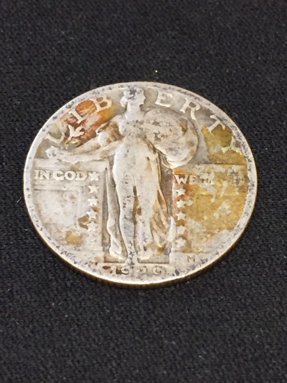 1929 United States Standing Liberty Quarter - 90% Silver Coin