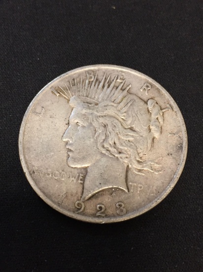 1923 United States Peace Silver Dollar - 90% Silver Coin