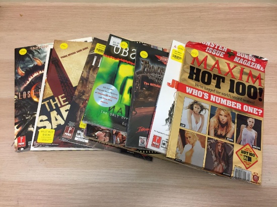 Awesome Lot of Collectible Game Books & More