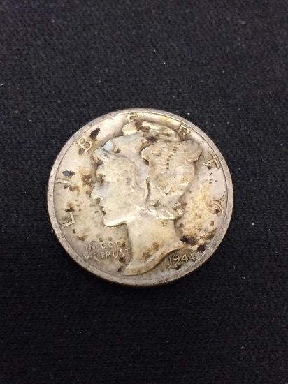 1944-D United States Mercury Dime - 90% Silver Coin