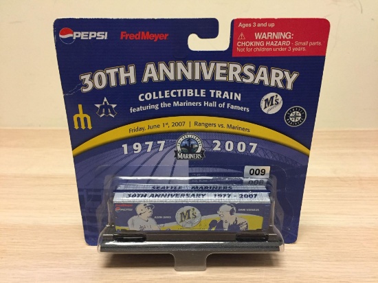 30th Anniversary 2007 Seattle Mariners Collectible Train NIB