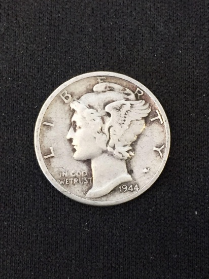 1944-S United States Mercury Dime - 90% Silver Coin