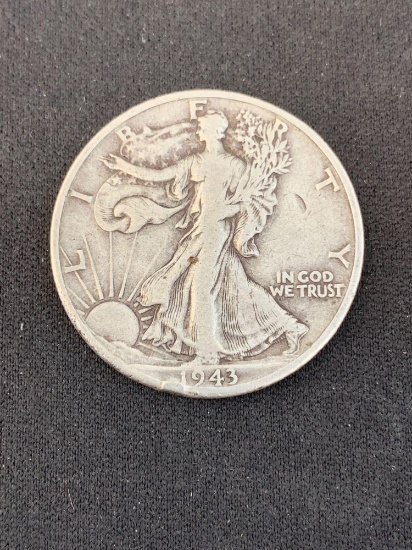 1943-D United States Walking Liberty Half Dollar - 90% Silver Coin