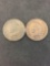 Lot of 2 US Indian Head Pennies