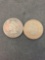 Lot of 2 US Indian Head Pennies