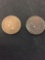 Lot of 2 US Indian Head Pennies