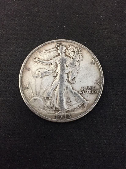 1943-S United States Walking Liberty Half Dollar - 90% Silver Coin