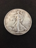 1947 United States Walking Liberty Half Dollar - 90% Silver Coin