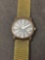 Timex Designed Round 32mm Bezel Resin Case Watch w/ Army Green Canvas Strap