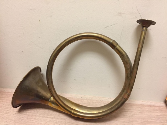 Vintage Brass Horn - Works!