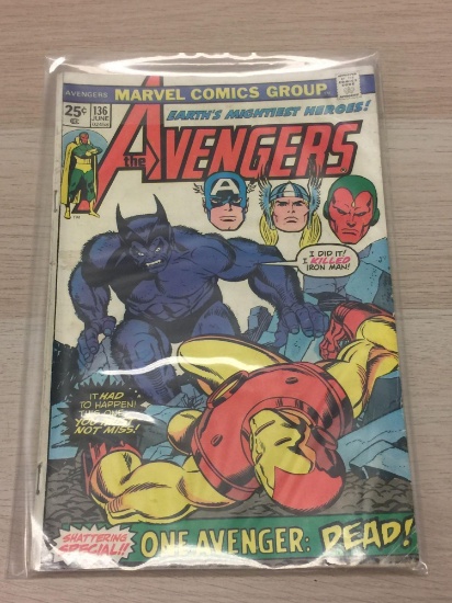 Marvel Comics, The Avengers #136-Comic Book