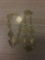 Lot of Two Gold-Tone Heart Motif Faux Pearl Accented 12mm Wide 7