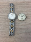 Lot of Two Watch Items, One Seiko Designed Cracked Crystal Stainless Steel Watch & JW Benson Loose