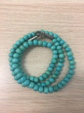 Round 9.0mm Hand-Strung Turquoise 30