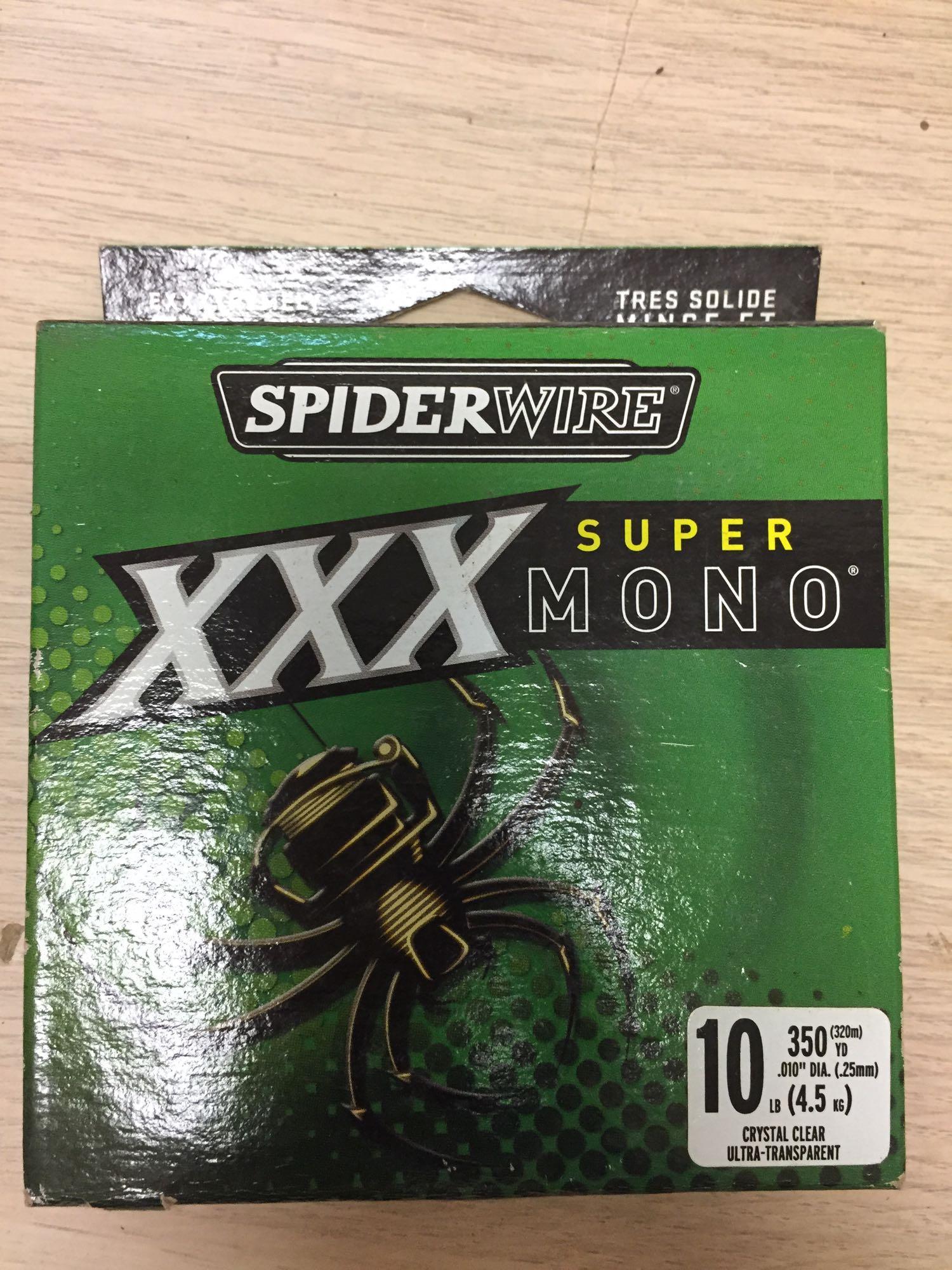 SpiderWire XXX Super Mono 10lb 350 yds Fishing