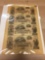 Canal Bank New Orleans Uncirculated Uncut Sheet Of $20 Notes