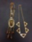 Lot of Two Bronze Necklaces, One 16