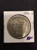 KEY DATE 1886-S United States Morgan Silver Dollar - 90% Silver Coin