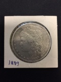 KEY DATE 1889 United States Morgan Silver Dollar - 90% Silver Coin
