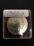 1923-S United States Peace Silver Dollar - 90% Silver Coin