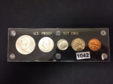 RARE 1955 US Mint Proof 90% Silver Coin Set