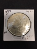 1883-O US Morgan Silver Dollar - Consignor Graded MS63