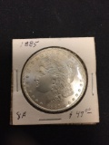1885 US Morgan Silver Dollar - Very Nice Coin!