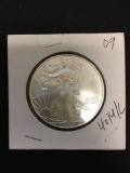 2009 US American Silver Eagle .999 Fine Silver Bullion Round