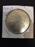 1881-O US Morgan Silver Dollar - NICE Proof Like Obverse??