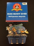 1998 Looney Tunes Bugs Bunny Diner Refrigerator Magnets