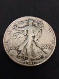 1941 United States Walking Liberty Half Dollar - 90% Silver Coin