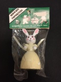 Vintage Midwest Importers Bunny Doll House Toy/Ornament