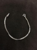 Sterling Silver 2.0mm Wide Twisted Curb Link 7