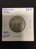Unknown Date Liberty Quarter - 90% Silver Coin