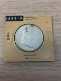 1963-D Franklin US Half Dollar - 90% Silver Coin