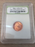 INB Graded 1985-P Lincoln 1c Brilliant Uncurculated Penny