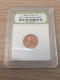 INB Graded 1963-D Lincoln 1c Brilliant Uncriculated Penny