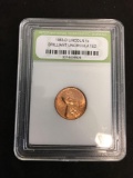 INB Graded 1963-D Lincoln 1c Brilliant Uncriculated Penny