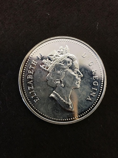 1996 Canadian 92.5% Silver Commemorative Dollar - McIntosh - .748 ASW