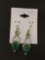 New! Gorgeous Faceted Natural African Emerald w/ Peridot Accents 1.25