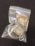 Lot of Various Size, Shape & Styled Watch Casing Parts