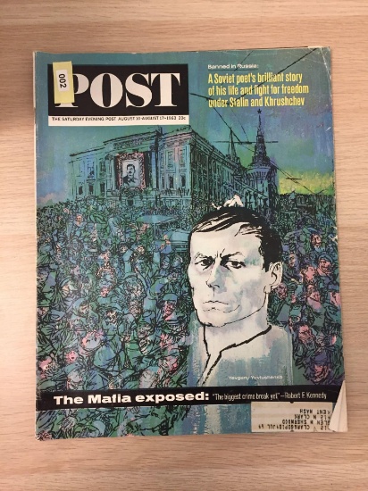 The Saturday Evening Post Magazine - "The Mafia Exposed" August10-August 17, 1963