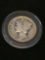 1937 United States Mercury Dime - 90% Silver Coin